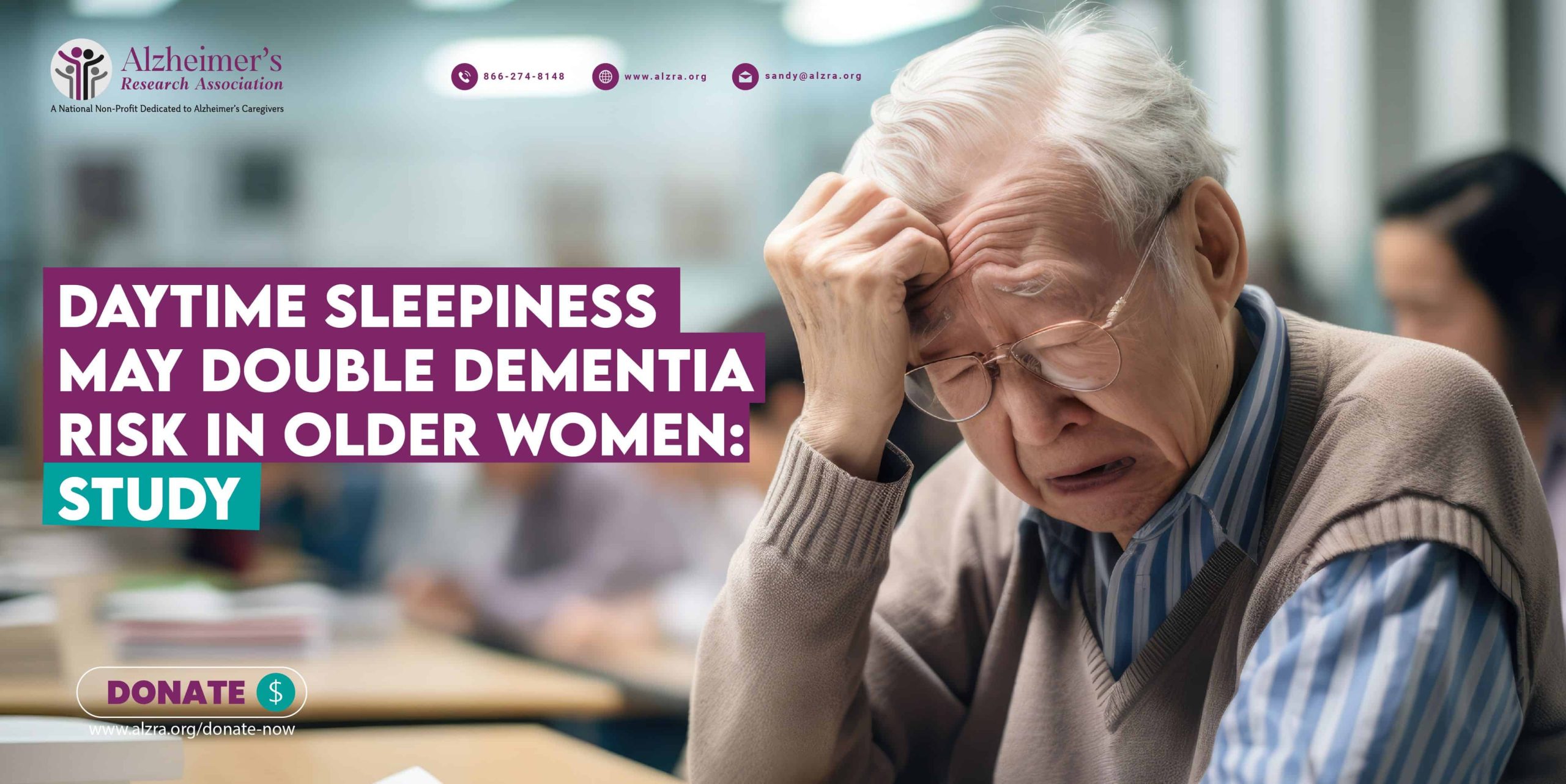 Daytime Sleepiness May Double Dementia Risk