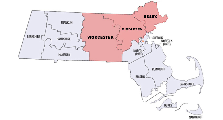 Massachusetts Map