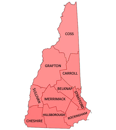 New Hampshire Map